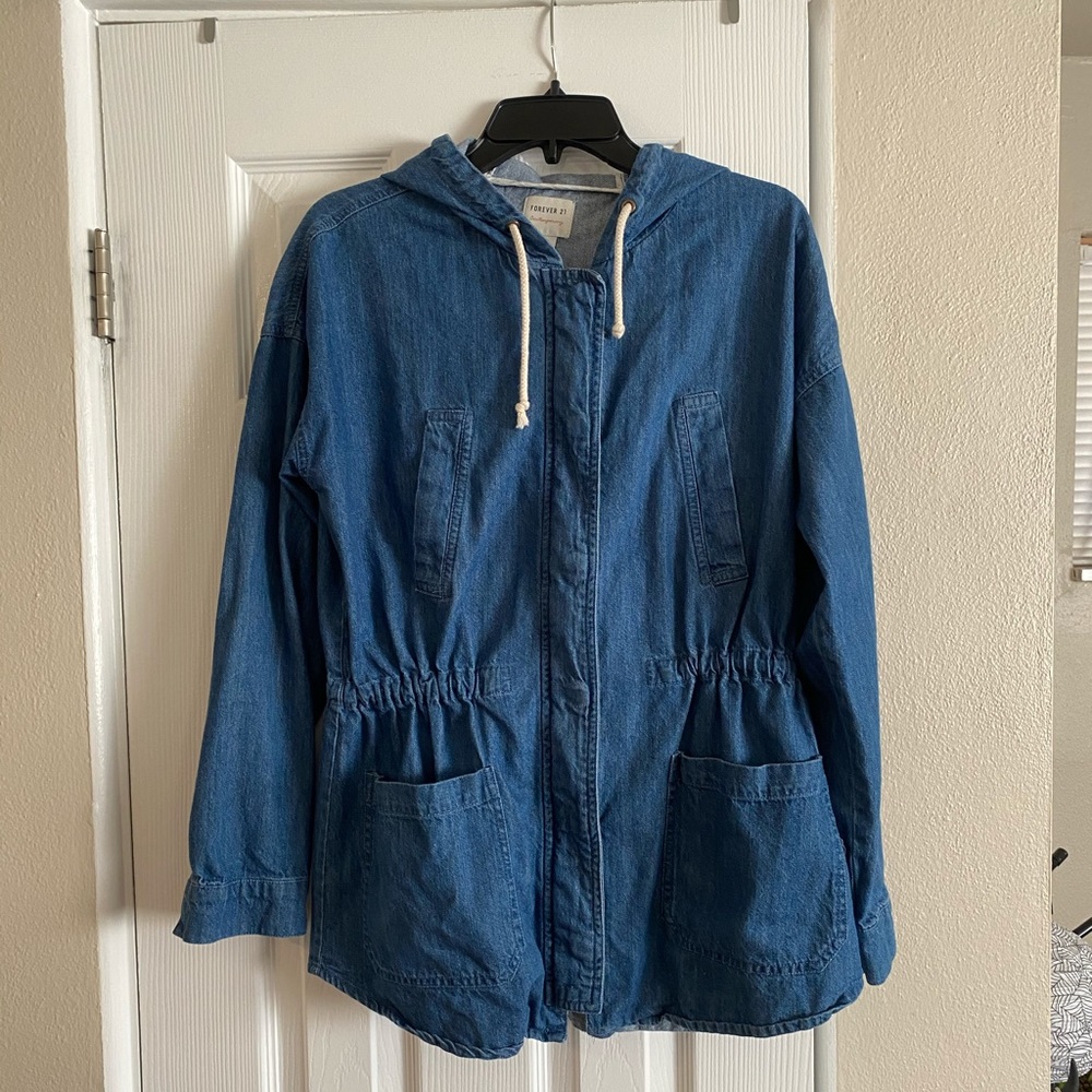 Forever 21 denim utility jacket - Picture 2 of 8